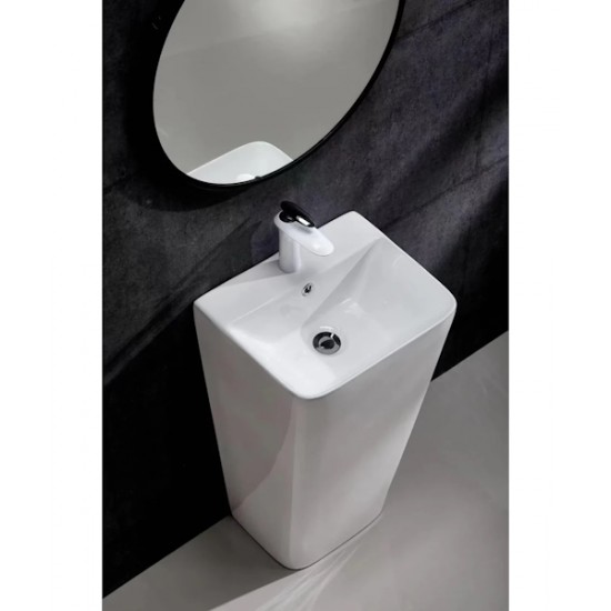 Раковина напольная Ceruttispa Vito 44 см белая CT7663