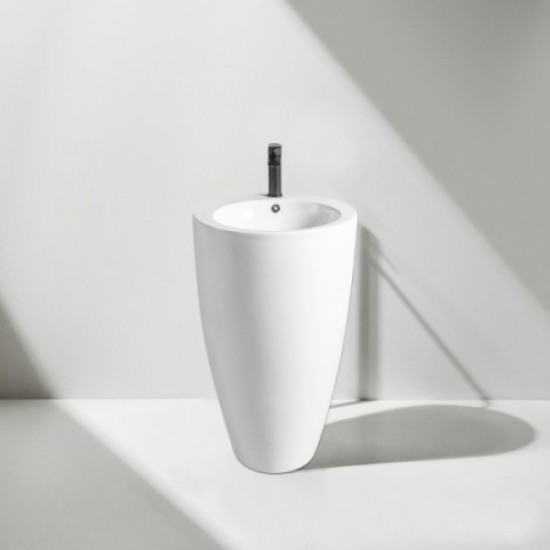 Раковина напольная Azario Comella 50 см белая AZ-311