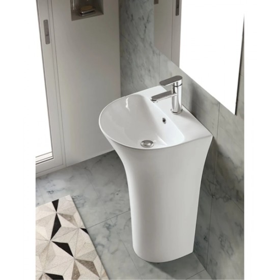 Раковина напольная Ceruttispa Simona 48 см белая CT7832