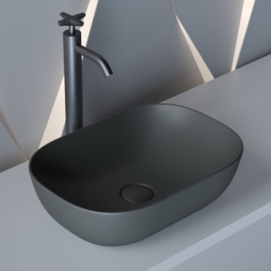 Раковина Ceramica Nova Element 45 см темный антрацит CN6009MDH