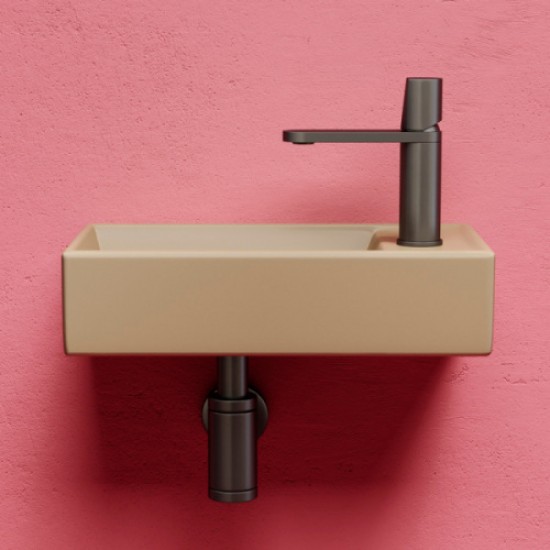 Раковина Ceramica Nova Element 40 см чаша слева капучино CN6051LMC