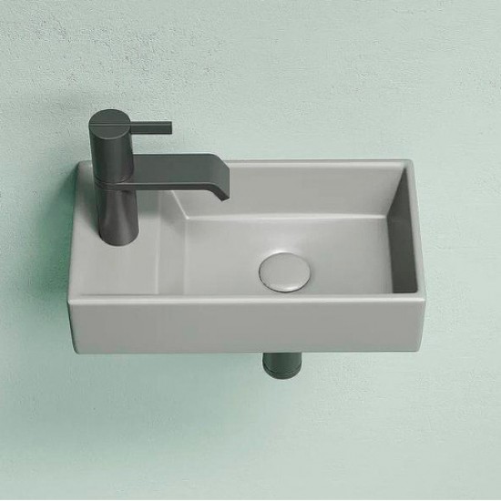 Раковина Ceramica Nova Element 40 см чаша справа антрацит матовый CN6051RMH