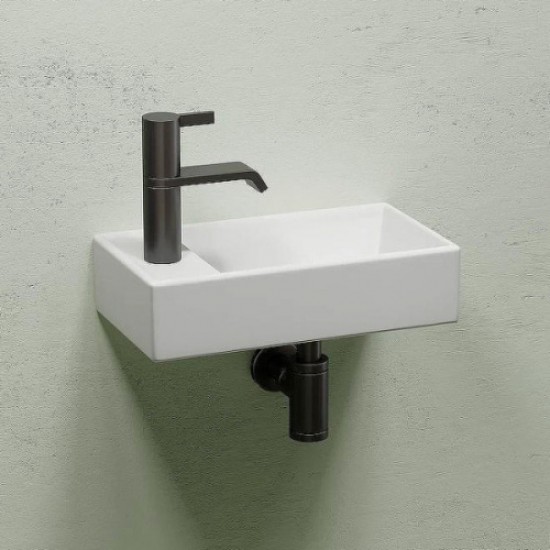 Раковина Ceramica Nova Element 40 см чаша справа белая матовая CN6051RMW