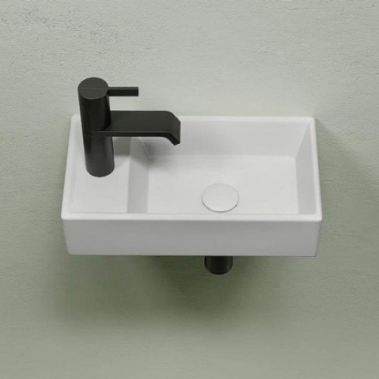 Раковина Ceramica Nova Element 40 см чаша справа белая матовая CN6051RMW