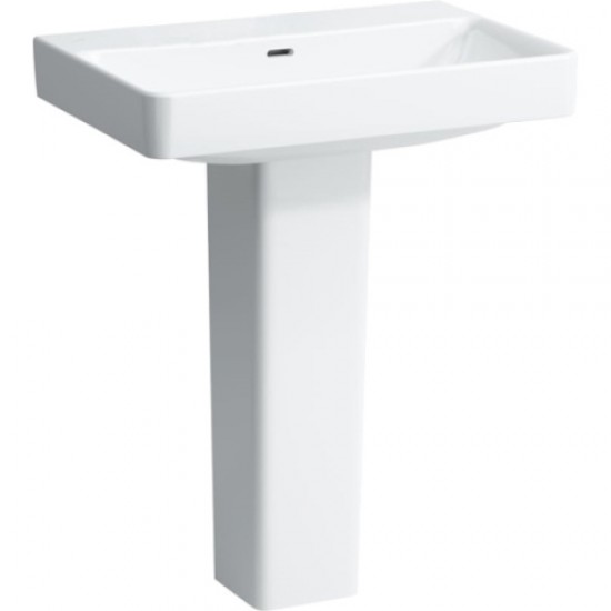 Раковина Laufen Pro S 70 см без отверстия для смесителя с отверстием перелива 8.1096.7.000.109.1