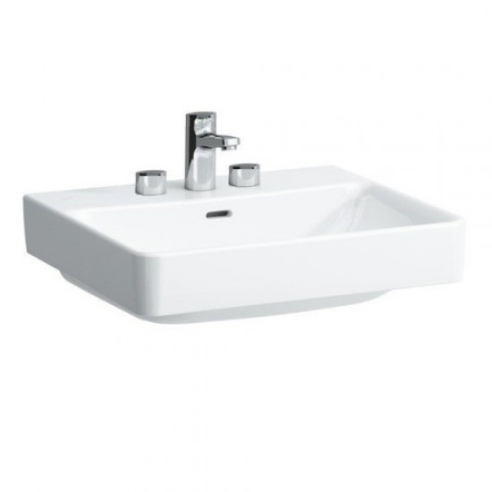 Раковина Laufen Pro S 55 см с 3 отверстиями для смесителя 8.1295.2.000.108.1
