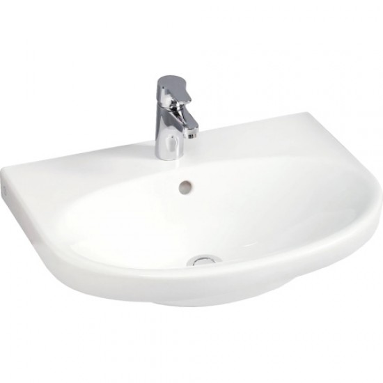 Раковина подвесная на пьедестал Gustavsberg Nautic 55569901 56х43х17.5 см