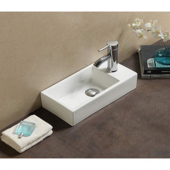 Раковина Ceramalux N 41 см левая 9048DL