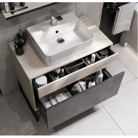 Раковина Акватон Geometry 45 см белая WQ8A37000000004