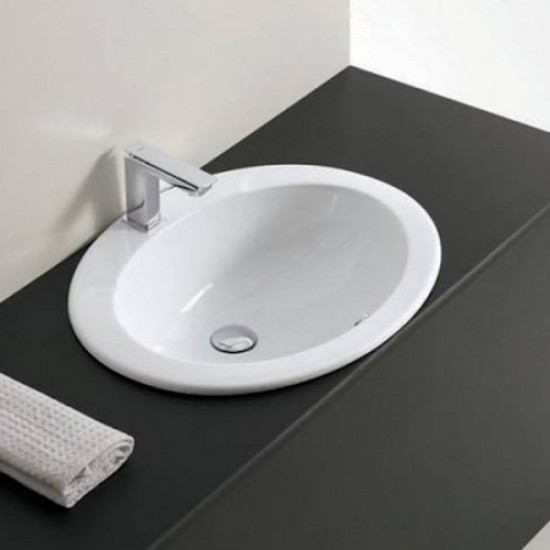 Раковина, цвет белый, ArtCeram Eolo ELL001 01 00