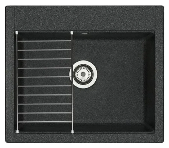 Мойка для кухни Акватон Делия 60 см графит 1A715232LD210