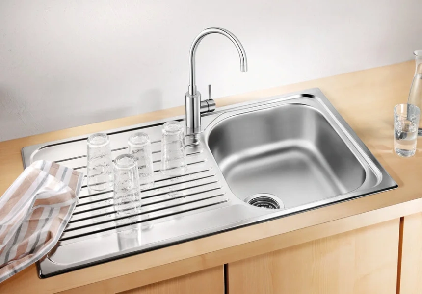 Мойка для кухни Blanco Tipo 45 S Compact 78 см сталь декор 513675