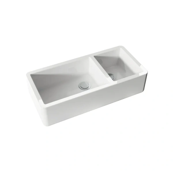 Мойка для кухни Kerasan Hannah 100 см белая 543101