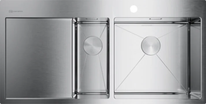 Мойка для кухни Omoikiri Akisame 100-2-IN-R 100 см нержавеющая сталь чаша справа 4973547