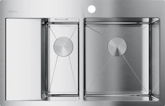 Мойка для кухни Omoikiri Akisame 78-2-IN-R 78 см нержавеющая сталь чаша справа 4973063