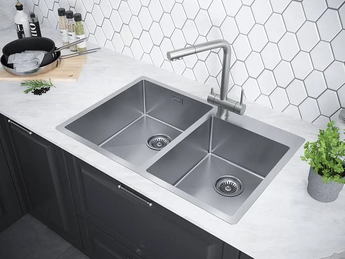 Мойка для кухни Paulmark Berman PM517851 78 см прямоугольная