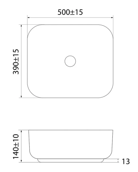 Раковина IDDIS Bridge 50 см белая глянцевая BRIWS05i27