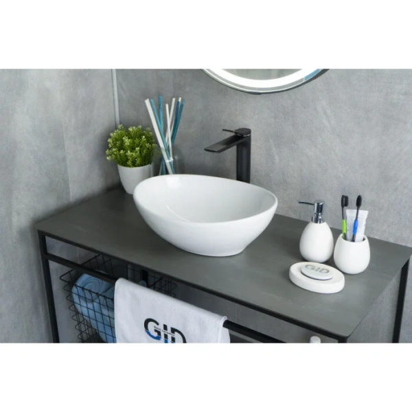 Раковина GID Lago N9138 41 см белая 51178