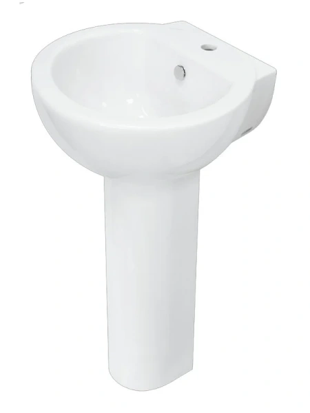 Раковина Sanita Luxe Art 50 см фарфор WB.PD/Art/50-C/WHT.G/S1