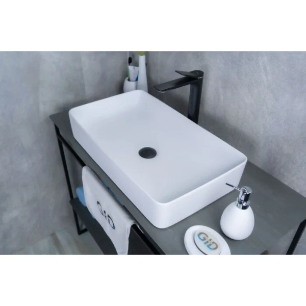 Раковина GID Geometrico Wm9396 60 см белая матовая 51189