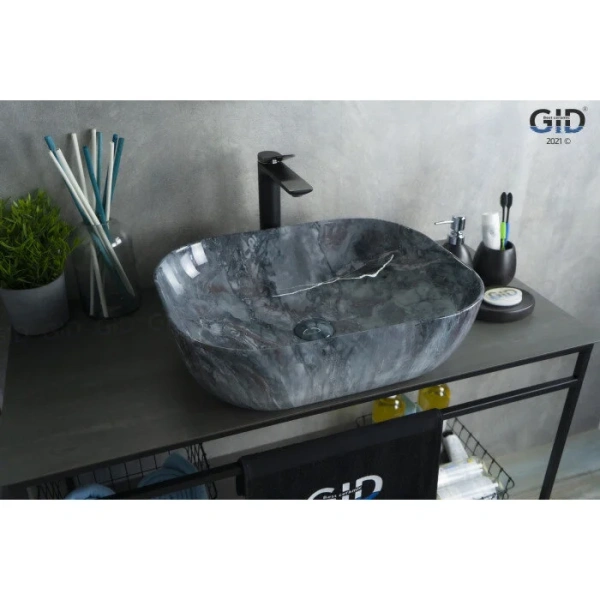 Раковина GID Geometrico K397G124 50 см под камень 54401