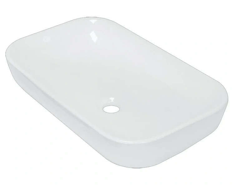 Раковина Sanita Luxe Infinity 60 см прямоугольная WB.CT/Infinity/60-N/WHT.G/S1
