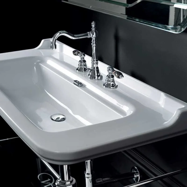 Раковина Kerasan Waldorf 120 см c 1 отверстием под смеситель 4144K1bi/cr*1