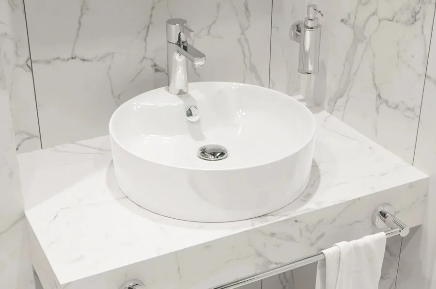 Раковина Aqwella Luxe Best Shelf 43 см белая WB.CT/Best/43-C.Shelf/WHT