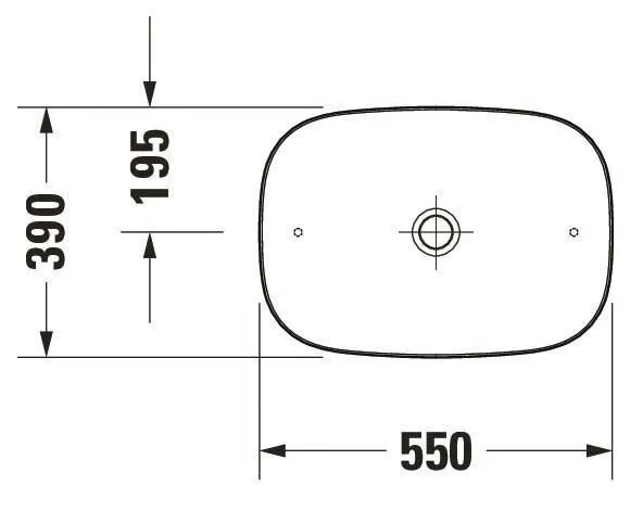 Раковина Duravit Zencha 55 см матовый антрацит 2373551379