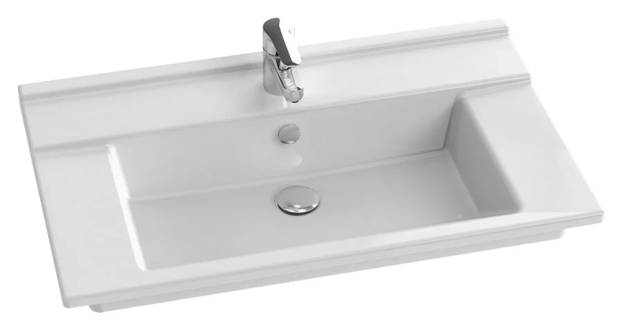 Раковина Jacob Delafon Struktura 80 см белая, с отверстием для смесителя EXH112-00