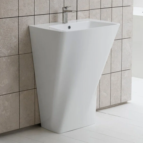 Раковина напольная Azzurra Hera 63 см белая HELF06343T0MBI*1