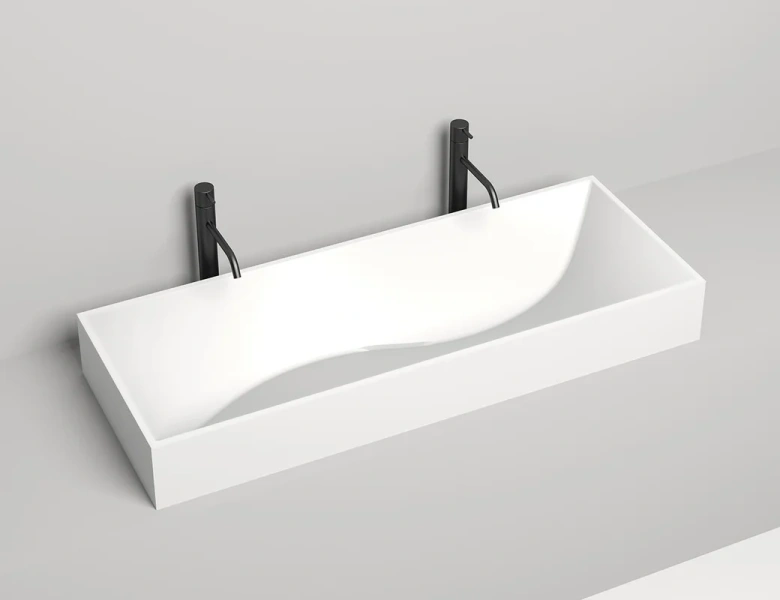 Раковина Salini Sonata 120 см накладная 1401201M