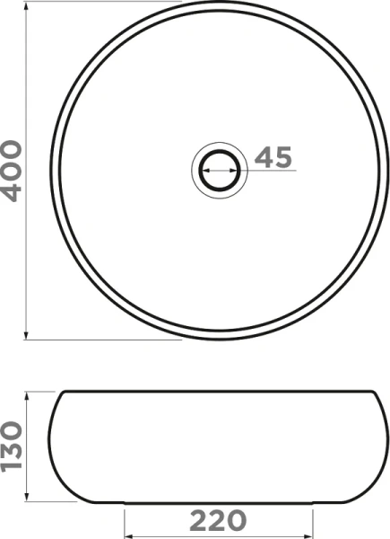 Раковина Omoikiri Fumico nu 40 см орех 4972079