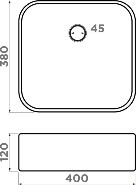 Раковина Omoikiri June mi 40 см мятная 4972076
