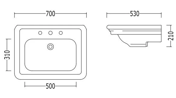 Раковина Devon&Devon Etoile IBLG(1-3)FET