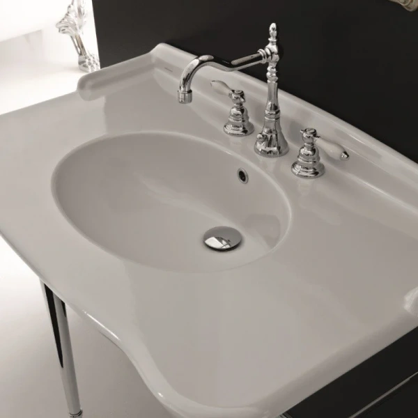 Раковина подвесная ArtCeram Hermitage белая HEL004 01 00