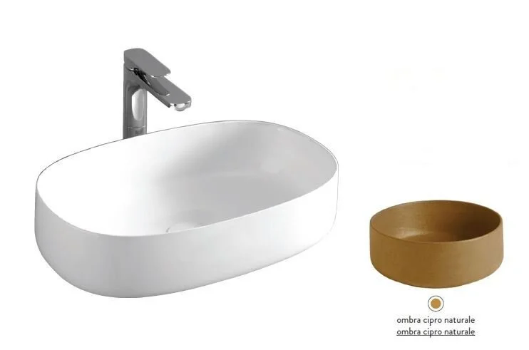 Раковина ArtCeram Cognac 55 см ombra cipro naturale COL003 18 00