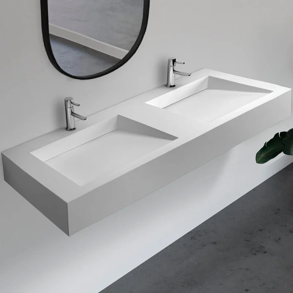 Раковина Abber Stein 152 см двойная AS2643-1.5