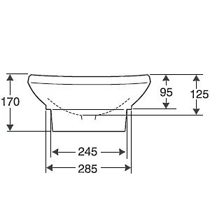 Раковина Jacob Delafon Escale 41 см белая E1325-X5-00