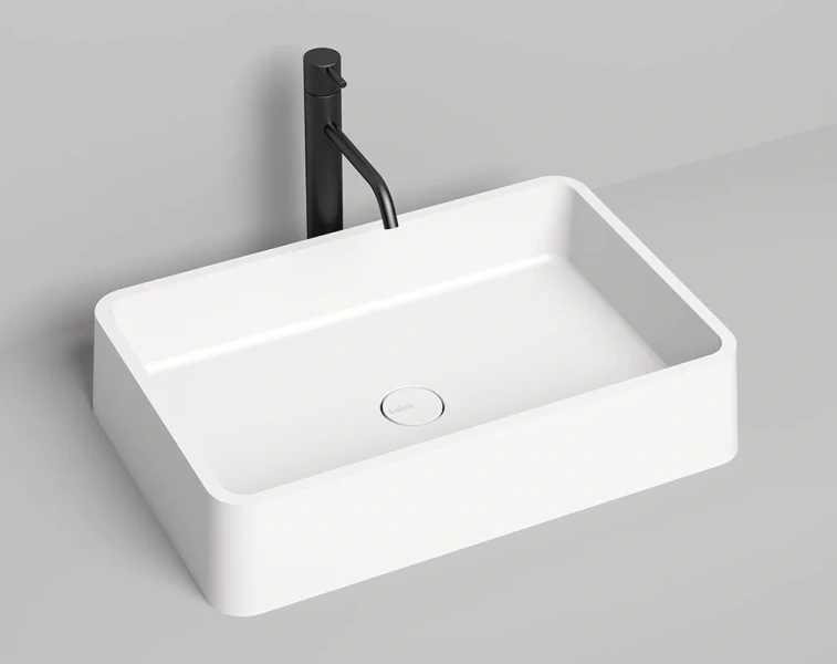Раковина Salini Gloria 07 60 см накладная, белый матовый 1102207M