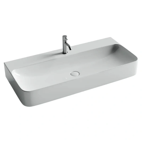 Раковина Ceramica Nova Aura 102 см белая CN2007