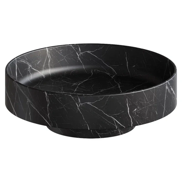 Раковина Boheme Corian 40 см nero marquina 801-NM