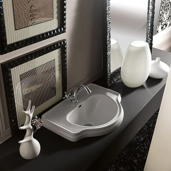 Раковина Migliore Bella 62 см белая керамика 20603