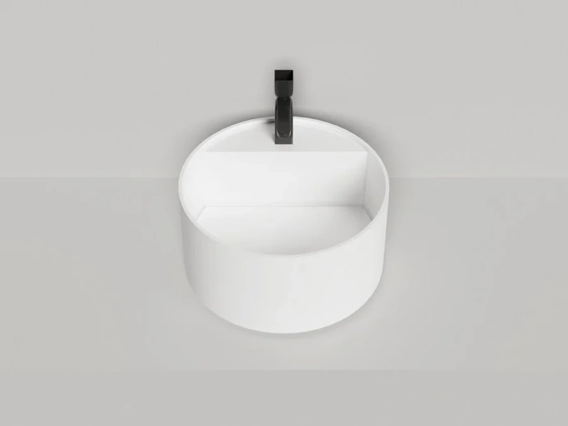 Раковина Salini Armonia Round Top 02 45 см белая матовая 130422TM