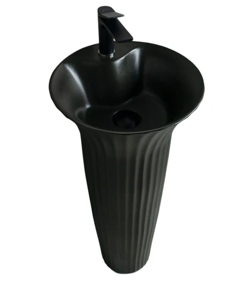 Раковина напольная GID Autonomo Nb132bg 41 см черный графит 81114