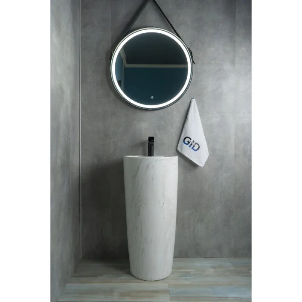 Раковина напольная GID Autonomo Nb131wgss 40 см под камень глянец 81115