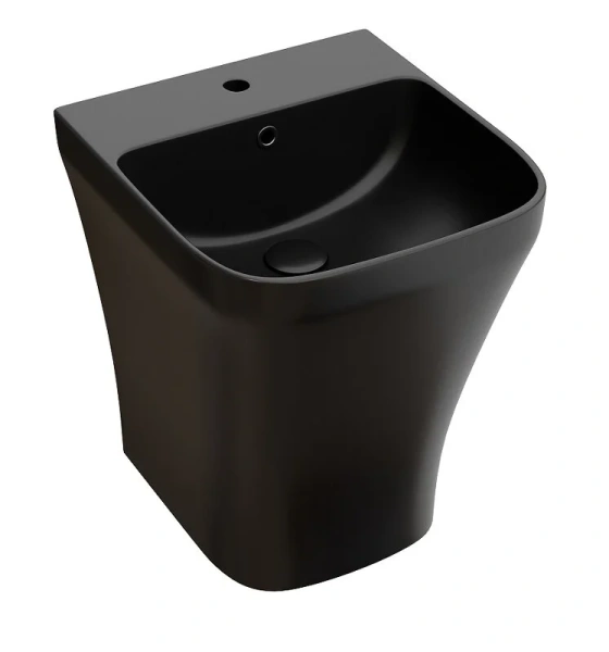 Раковина Ceramica Nova Dion 36 см моноблок, чёрная матовая CN6067MB