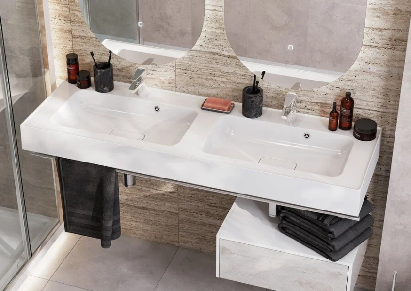 Раковина Акватон Ричмонд 1A70573KRD010 150 см прямоугольная