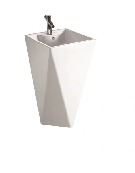 Раковина напольная SantiLine 50 см керамическая SL-4009