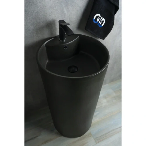 Раковина напольная GID Autonomo Nb135bg 45 см черная 81109